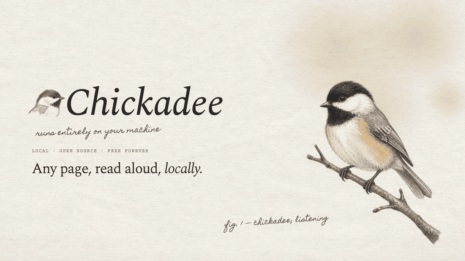 Chickadee preview